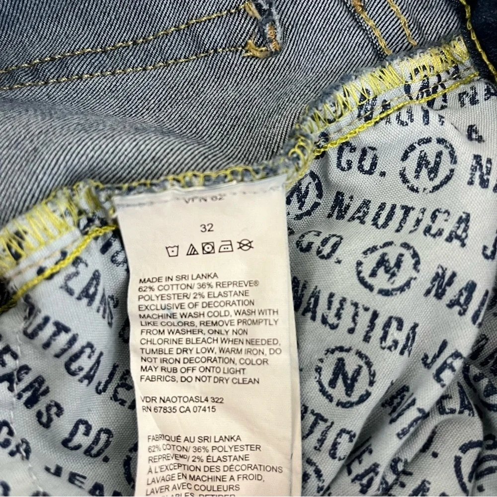 Nautica Blue Skinny Mid Rise Medium Wash Jeans